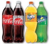 Coca Cola, Fanta, Kinley, Sprite 1,5 - 1,75L, diverse Sorten 