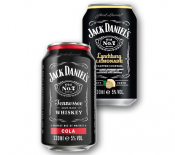 Jack Daniel's 5% 330ml, různé druhy