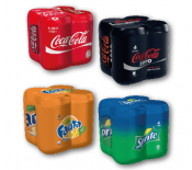 Coca Cola, Coca Cola Zero, Fanta, Kinley, Sprite 4x0,33L 
