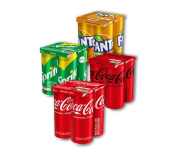 Coca Cola, Coca Cola Zero, Fanta, Kinley, Sprite 4x0,33L 