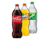 Coca Cola, Fanta, Sprite 2L, diverse Sorten
