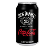 Jack Daniel´s Coca Cola 5% 330ml, různé druhy