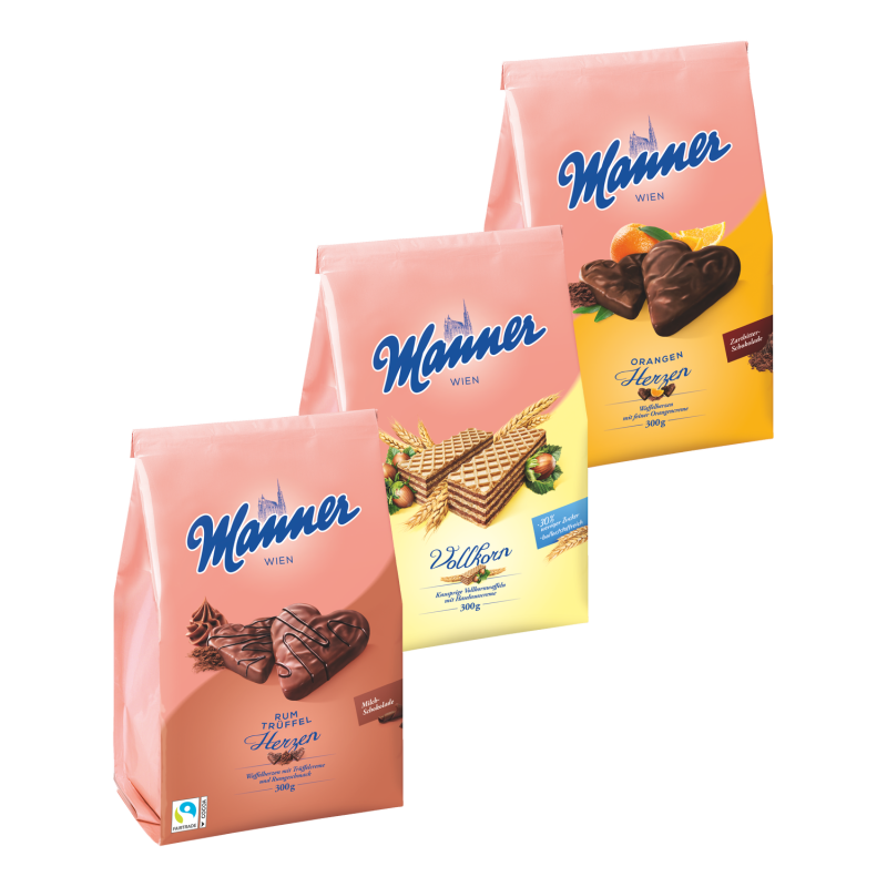 Manner 300g, různé druhy