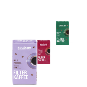 Eduscho Filterkaffee 500g, mletá, různé druhy