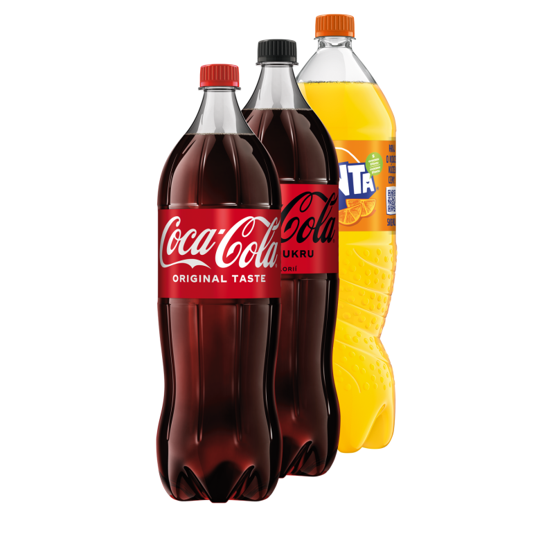 Coca Cola, Fanta, Sprite 2L, různé druhy