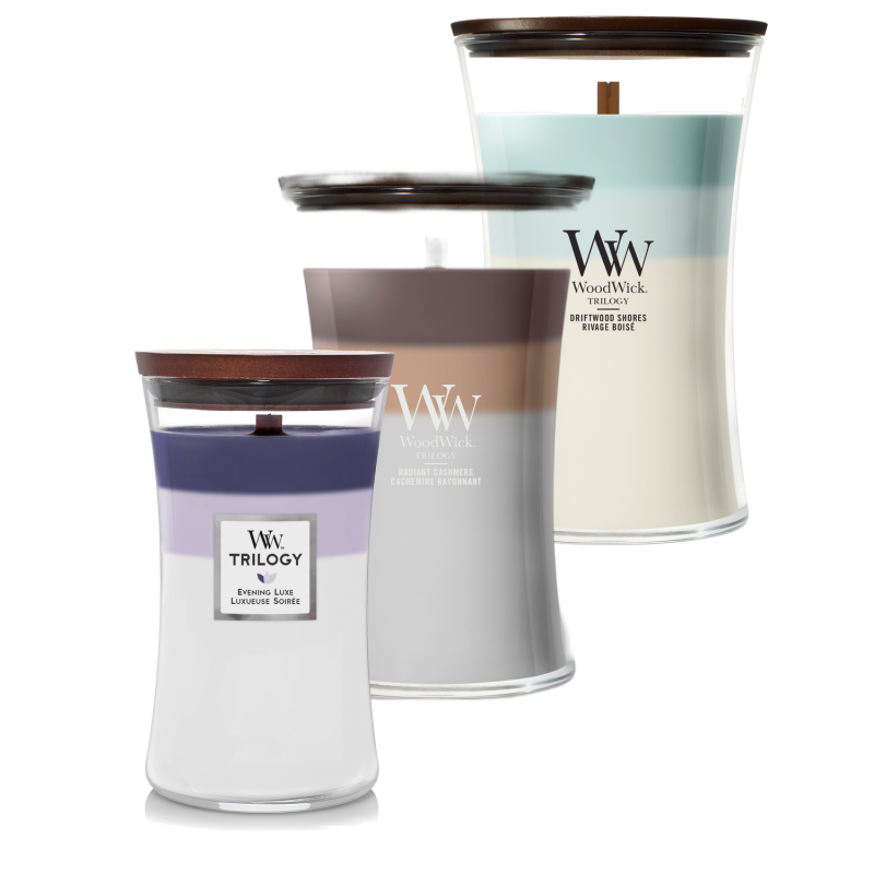 WoodWick Trilogy 610g, diverse Sorten