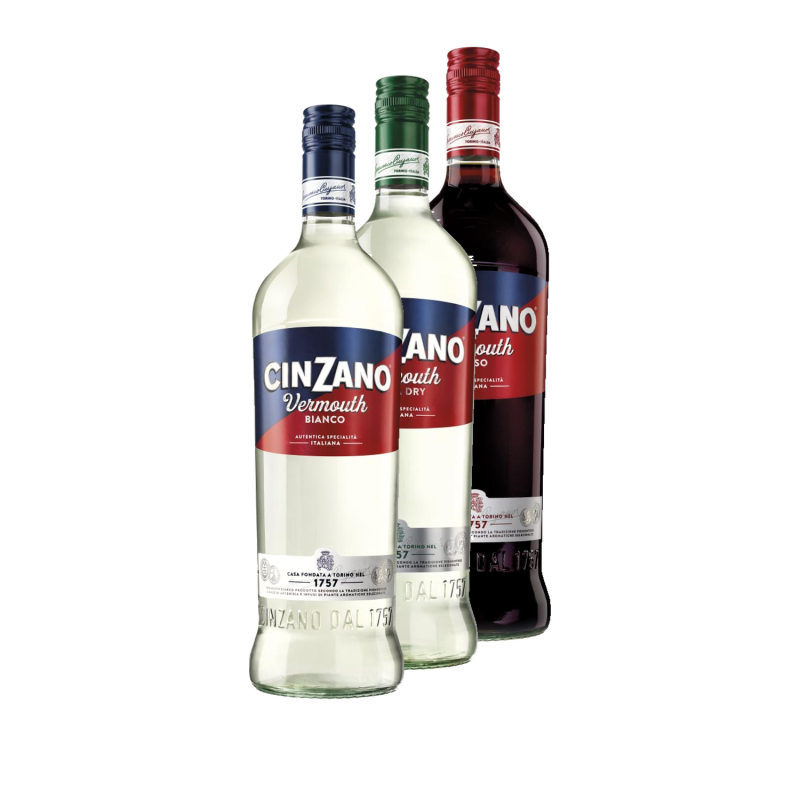 Cinzano 15-18% 1L, různé druhy