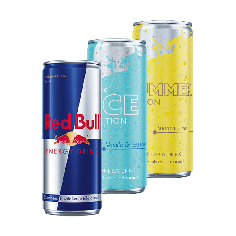 Red Bull Energy Drink 250ml, různé druhy