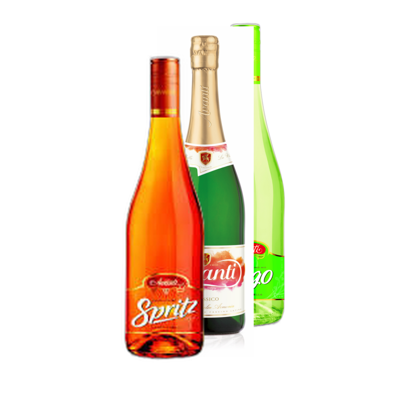 Avanti 0,75L, různé druhy