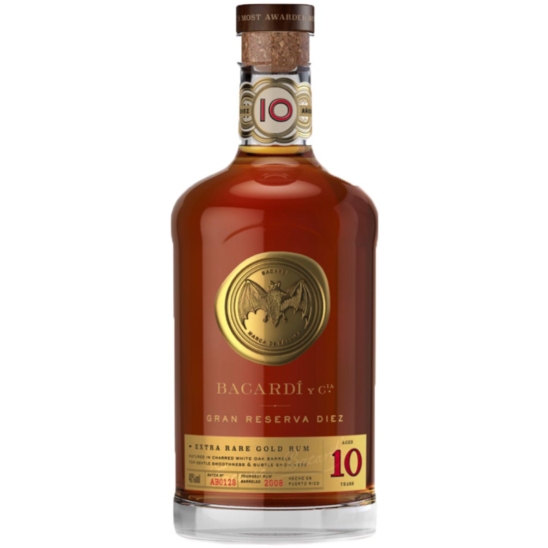 Bacardi Gran Res.Diez 40% 1L