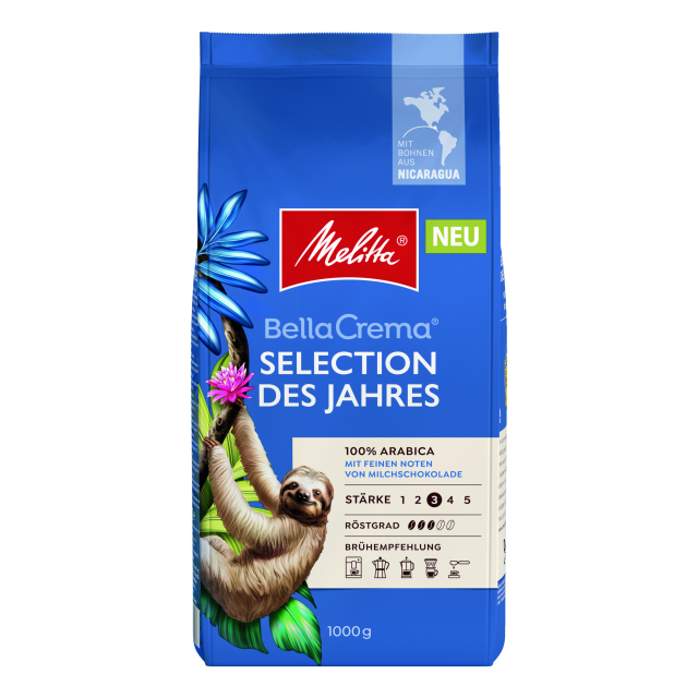 Melitta BellaCrema Select.des Jahres 1000g zrnková