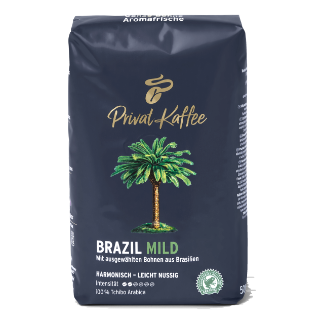 Tchibo Privat Kaffee Brazil 500g zrnková
