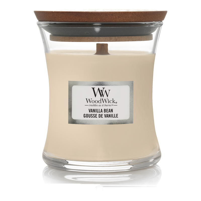WoodWick Vanilla Bean Duftkerze 85g