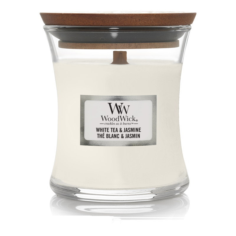 WoodWick White Tea&Jasmine Duftkerze 85g