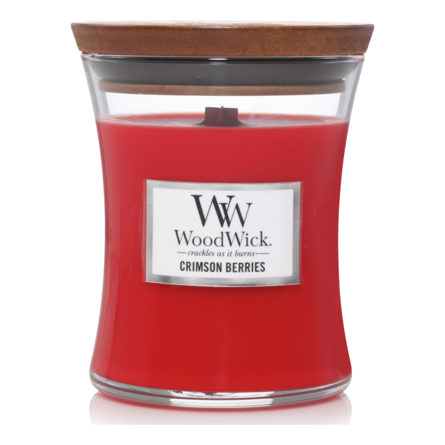 WoodWick Crimson Berries Vonná svíčka 275g