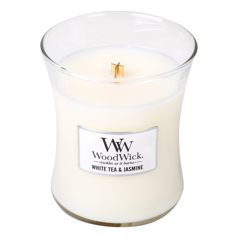 WoodWick White Tea&Jasmine Duftkerze 275g