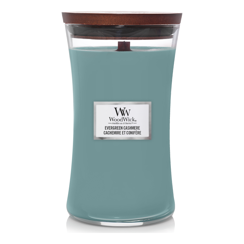 WoodWick Evergreen Cashmere Duftkerze 610g