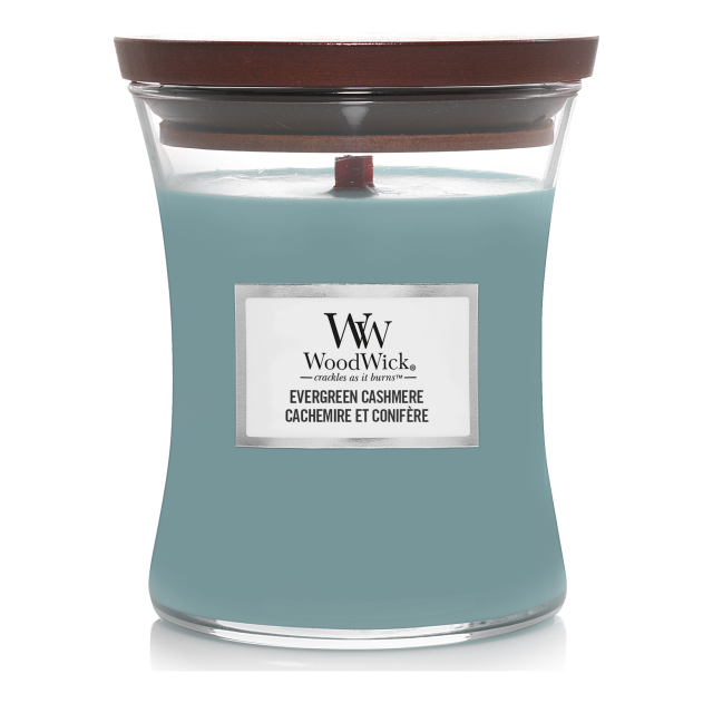 WoodWick Evergreen Cashmere Duftkerze 275g