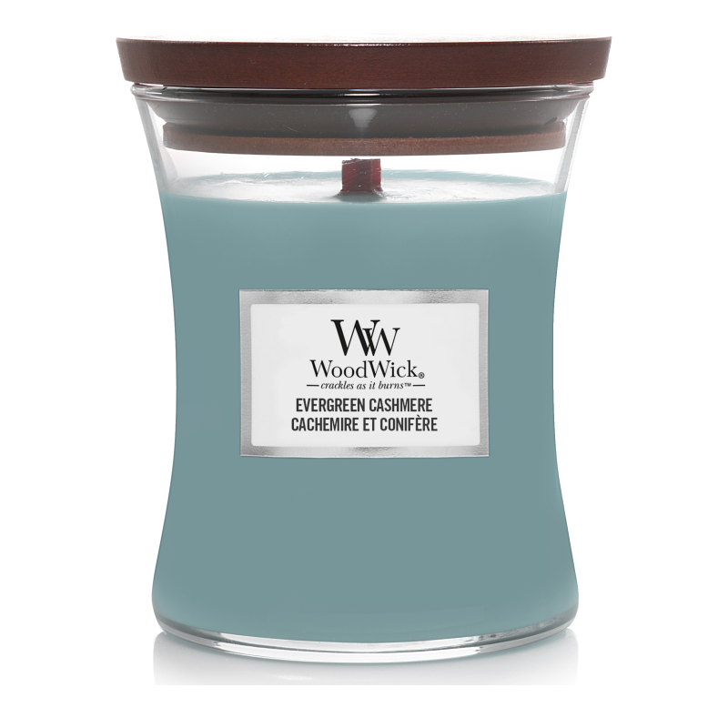 WoodWick Evergreen Cashmere Duftkerze 275g