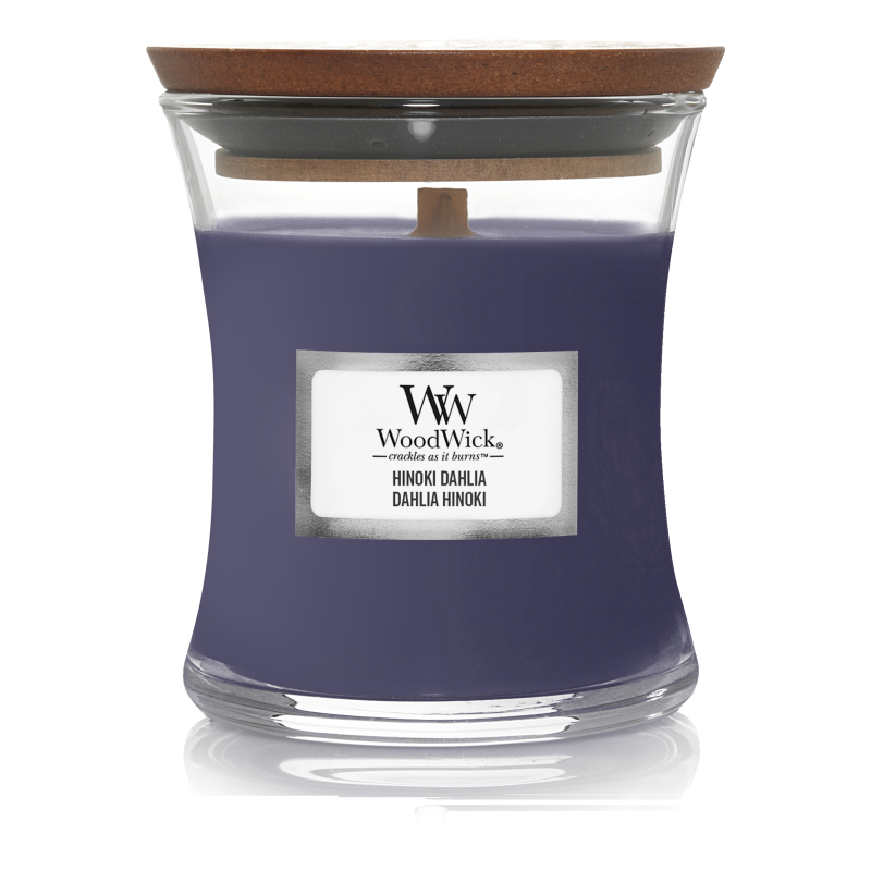 WoodWick Hinoki Dahlia Duftkerze 85g