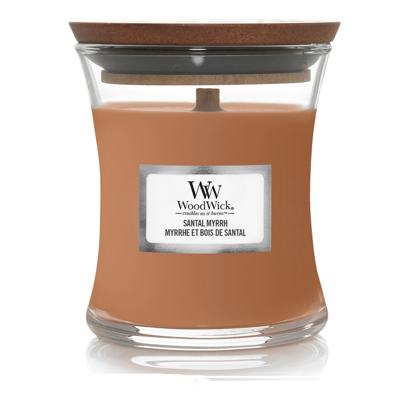 WoodWick Santal Myrrh Duftkerze 85g