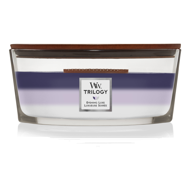 WoodWick Trilogyevening Luxe Vonná svíčka 453,6g