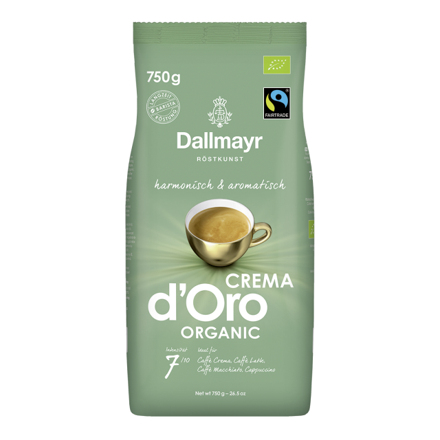 Dallmayr Crema D'Oro Organic 750g Bohne