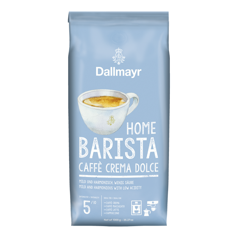 Dallmayr Barista Caffé Crema Dolce 1000g zrnková