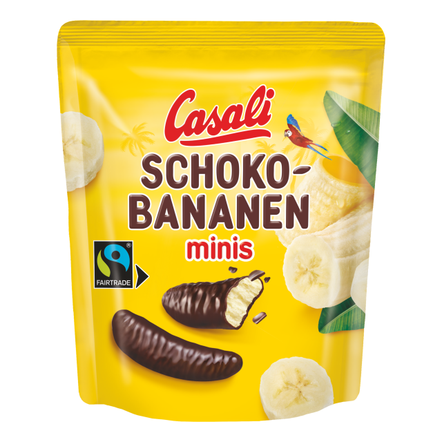 Casali čokoládové banánky mini 110g