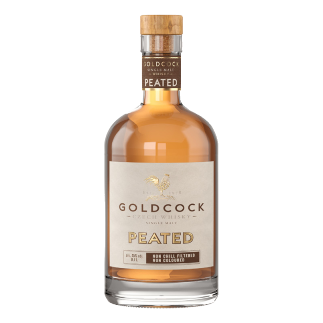 GoldCock Peated 45% 0,7L