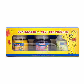 Haribo Berry+Coconut+Tropical Duftkerze Set 3x85g