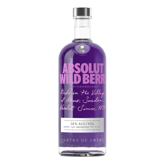 Absolut Vodka Wild Berri 38% 1L