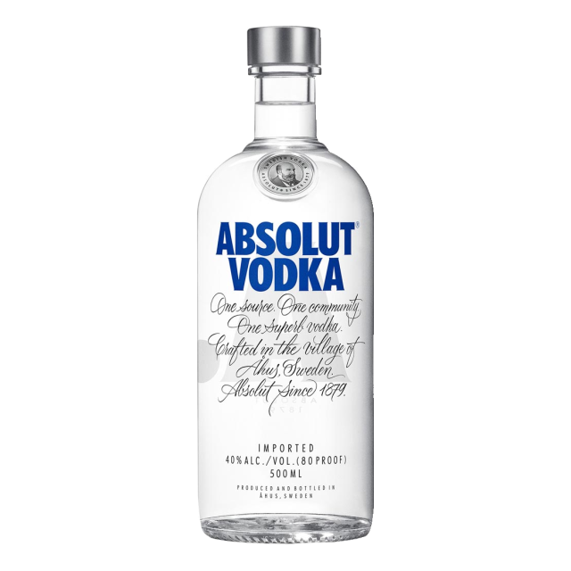 Absolut Vodka Blue 40% 0,5L