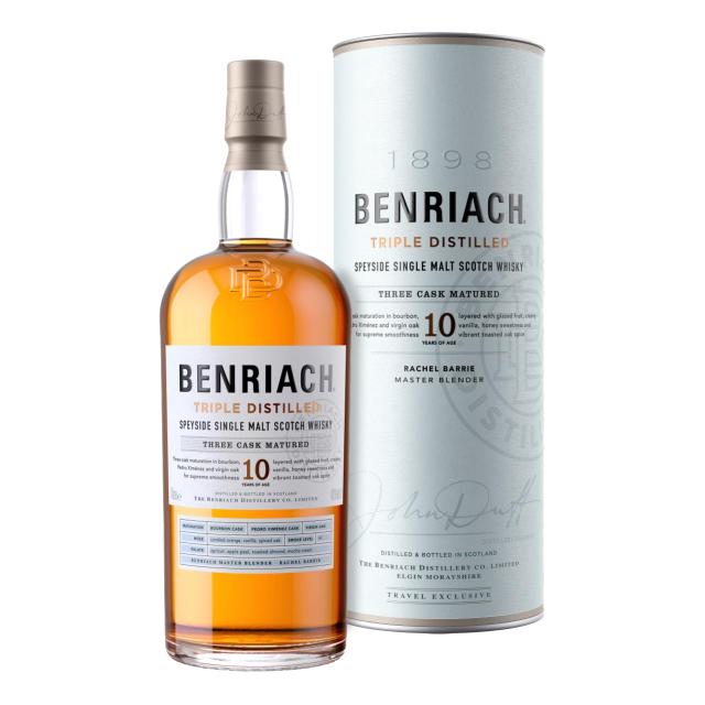 BenRiach Triple Distilled 10YO 43% 1L