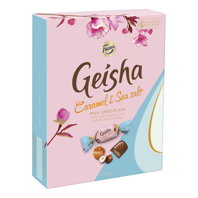 Fazer Geisha Caram.Seasalt 295G