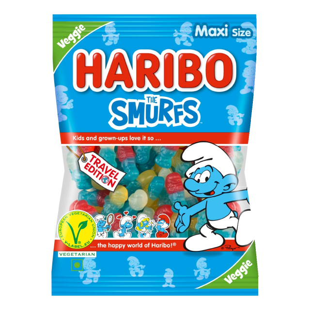 Haribo Smurfs Veggie 425G