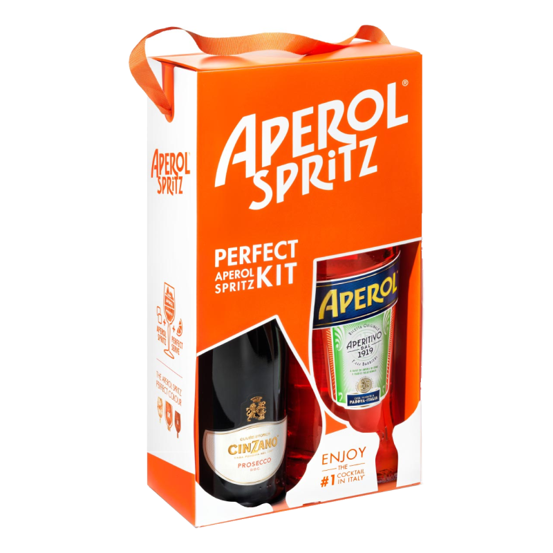Aperol Spritz 11% 1L + Cinzano Prosecco 11% 0,75L