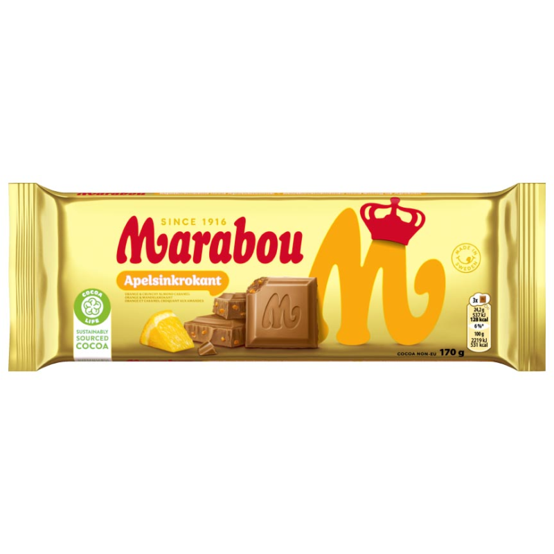 Marabou Orangencroissant 170g