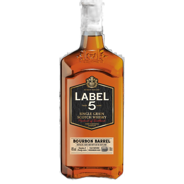 Label 5 Single Grain 40% 1L
