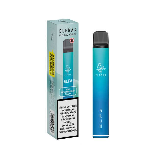 Elf Bar Elfa 500Mah Kiwi Pass Fruit guava 20mg