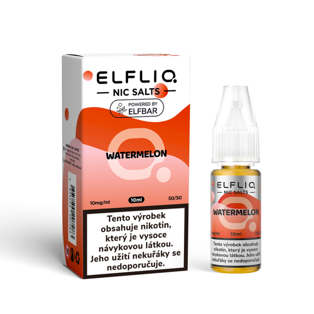 Liquid Elfliq Nic Salt Watermelon 10ml - 10mg