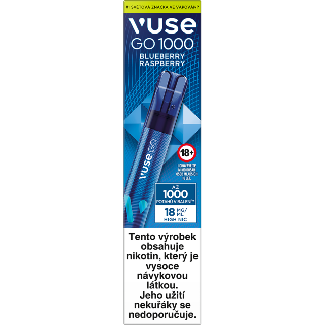 Vuse go 1000 Pen Blue Raspberry 18mg