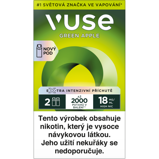 Vuse Pod green Apple 2Pack 18mg