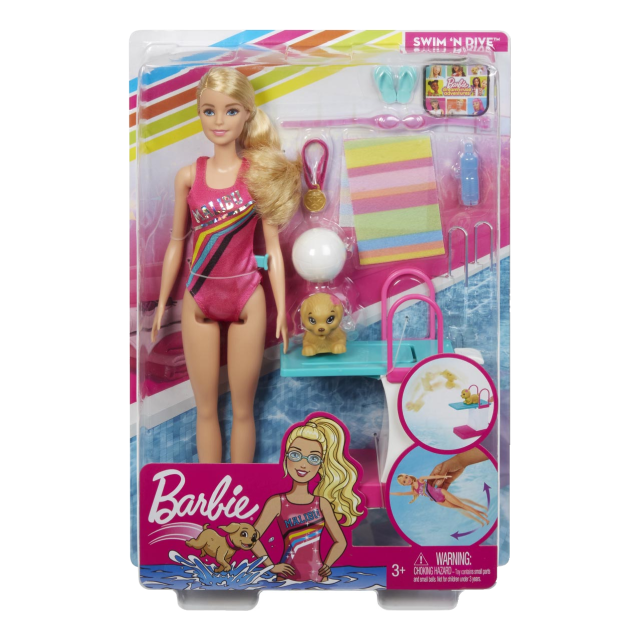 Barbie Swim'n Dive Doll GHK23