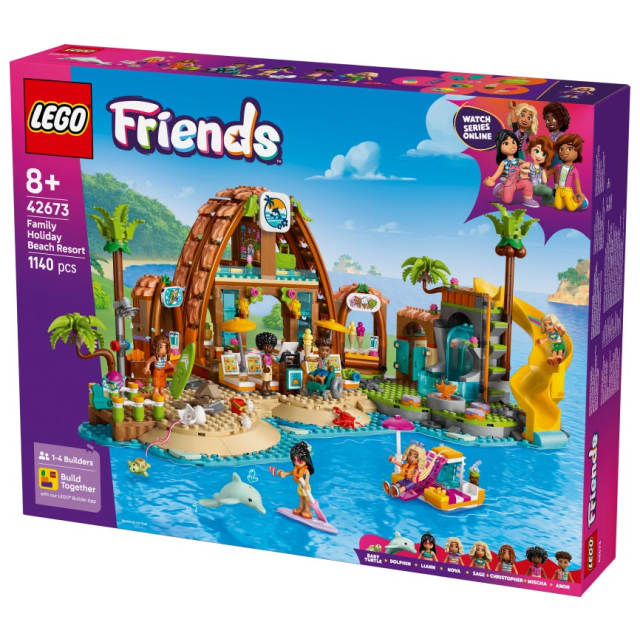 LEGO Friends  Family Vacation Beach Resort 42673