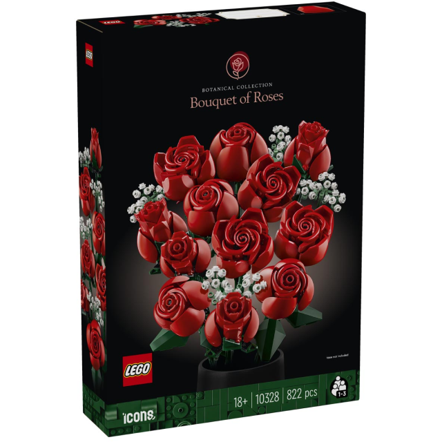 LEGO Icons Rose Flower Bouquet 10328