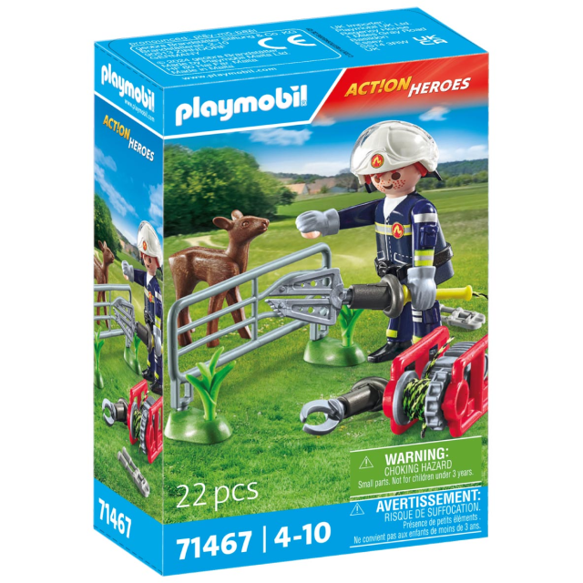 Playmobil  Firefighter Animal Rescue 71467