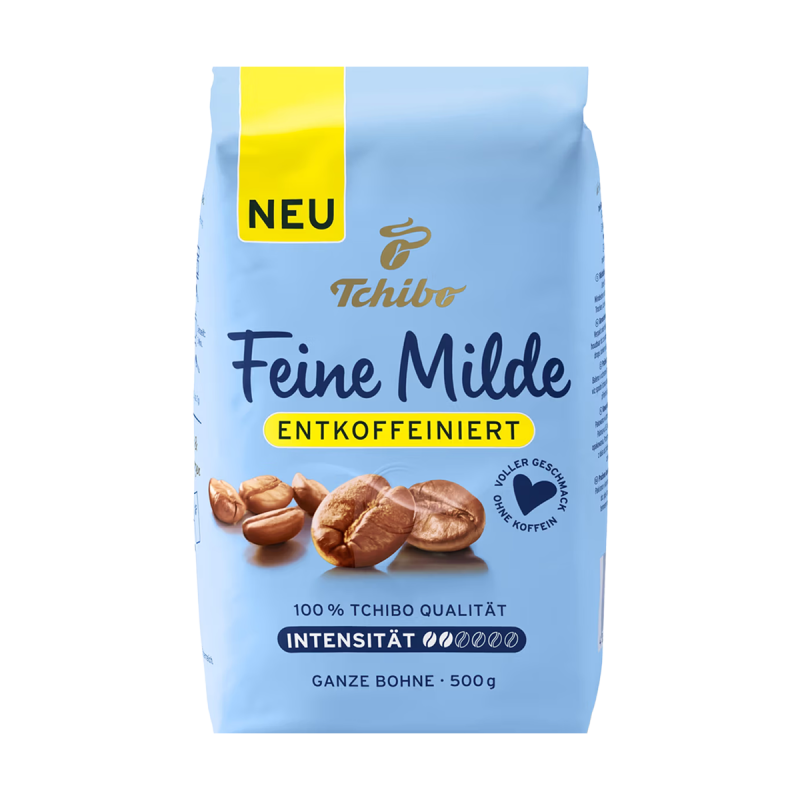 Tchibo Feine Milde Entkoffeiniert 500g Bohne