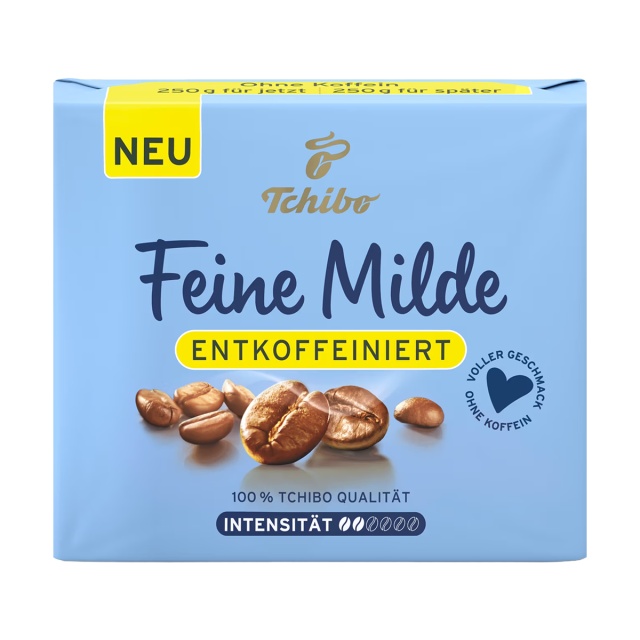 Tchibo Feine Milde Entkoffeiniert 500g Gemahlen