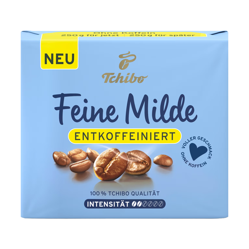 Tchibo Feine Milde Entkoffeiniert 500g Gemahlen
